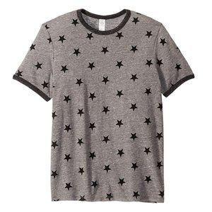 Alternative Kids Eco-Jersey Printed Ringer T-Shirt